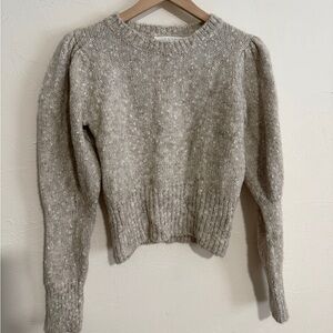 Astr Heathered Gray Women's Sweater